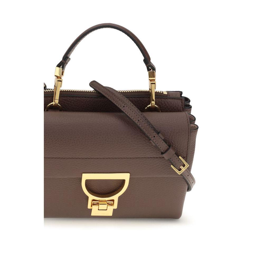 Coccinelle Brown Calf Leather Arlettis Handbag