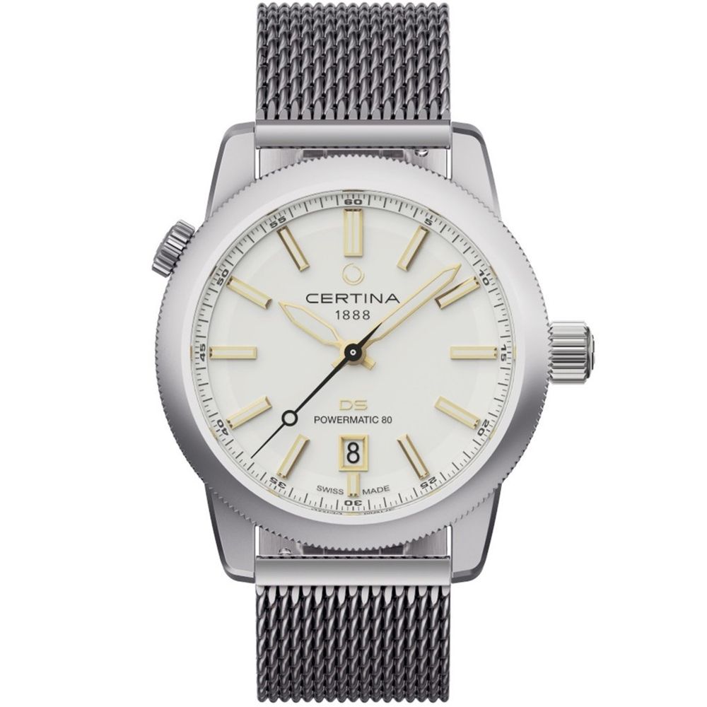 Certina Men's Gray Stainless Steel Automatic Dress Watch