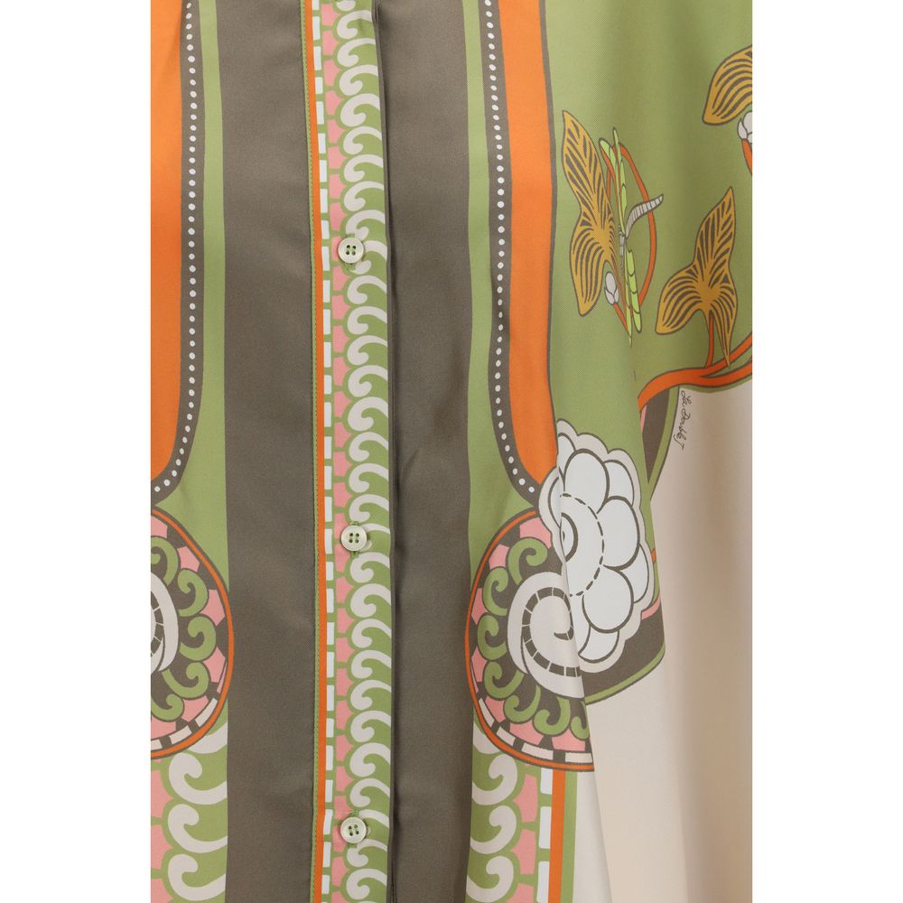 La Double J Multicolor Silk Shirt M