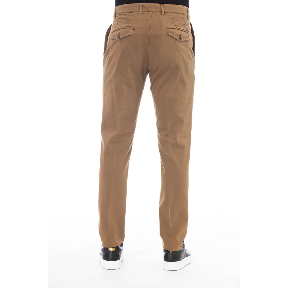 Peserico Beige Cotton Men's Pant