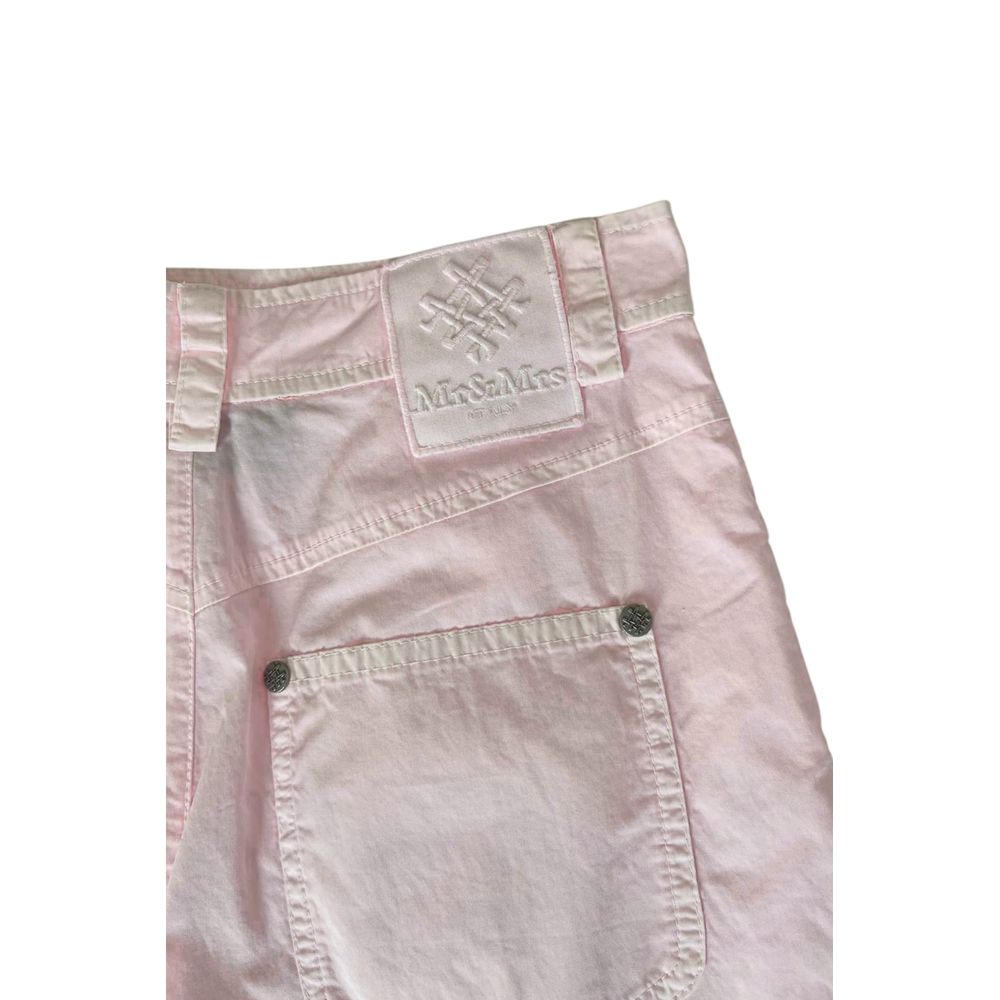 Mr&Mrs Italy Pink Cotton Women Shorts S