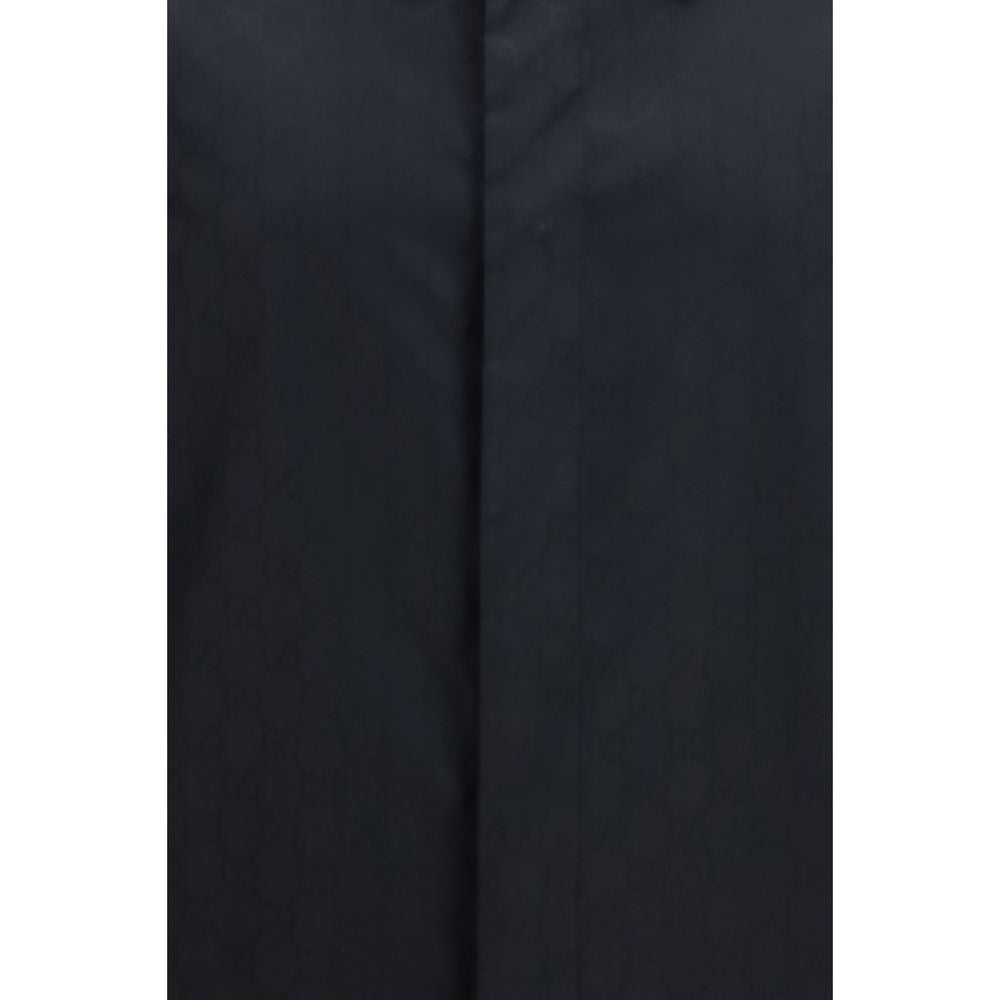 Gucci GG Light Silk Faille Black Full-Length Jacket