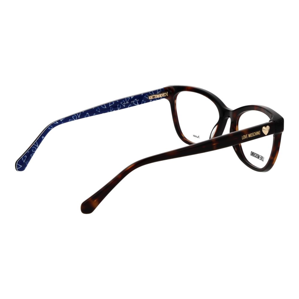 Love Moschino Women's Optical Glasses – Brown Cat Eye Frames