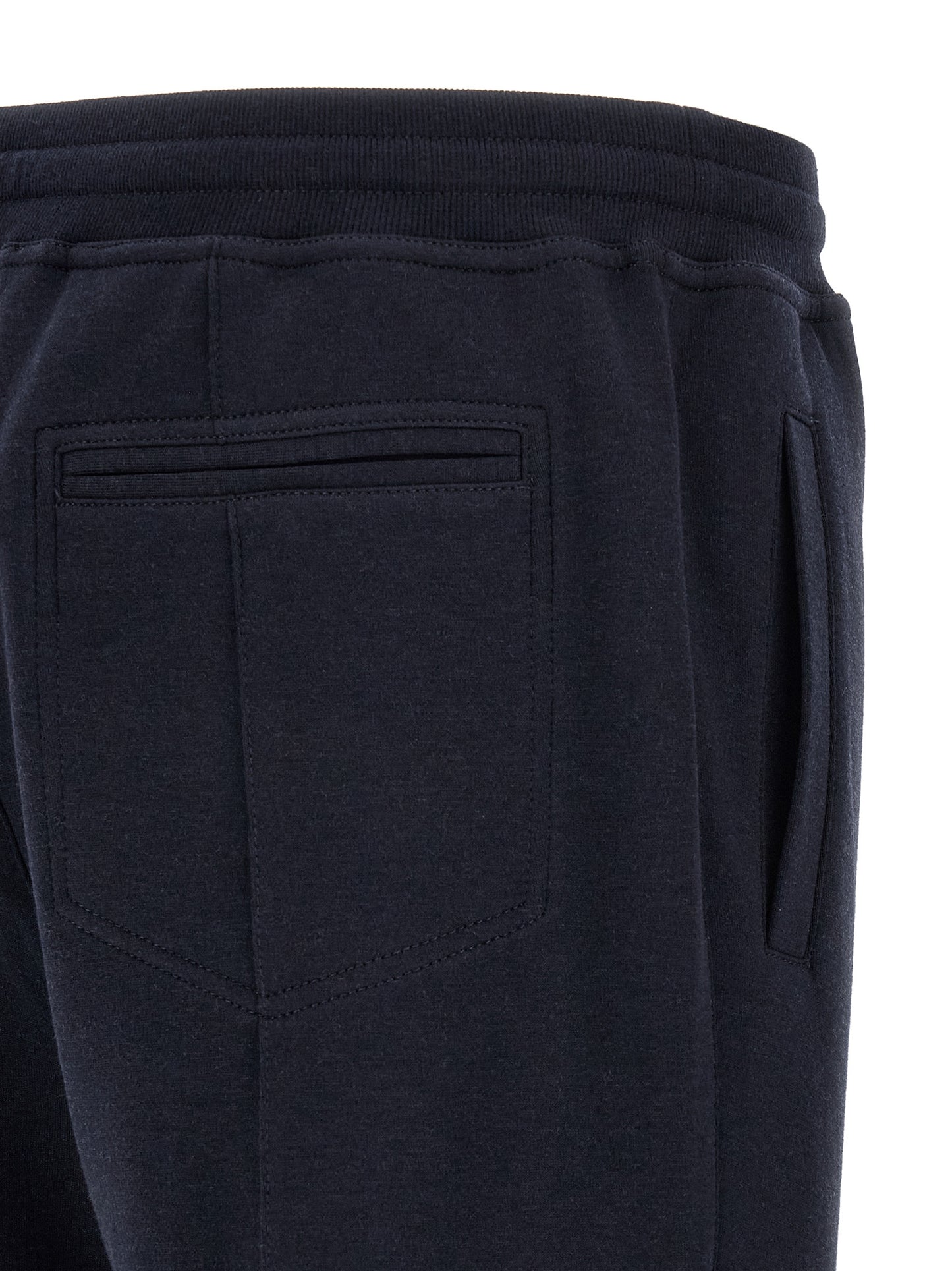 Brunello Cucinelli Blue Cotton Joggers