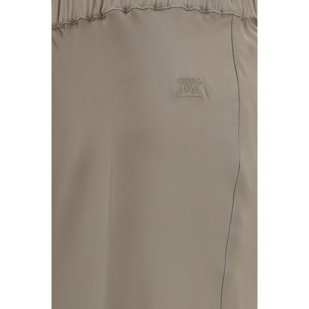 Max Mara Sospiro Silk Long Skirt Beige IT38 | S, IT40 | M, IT42 | L
