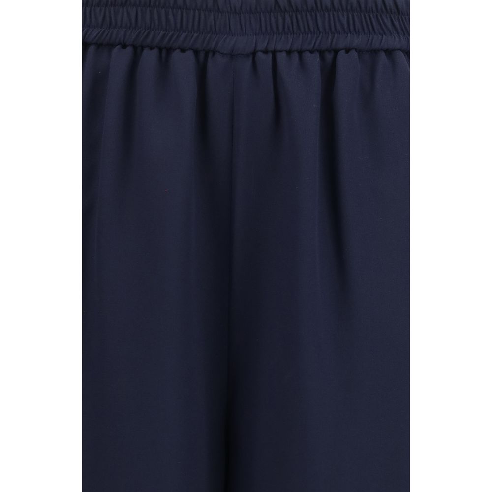 Max Mara Volonta Blue Silk Casual Pants IT40 | M, IT42 | L