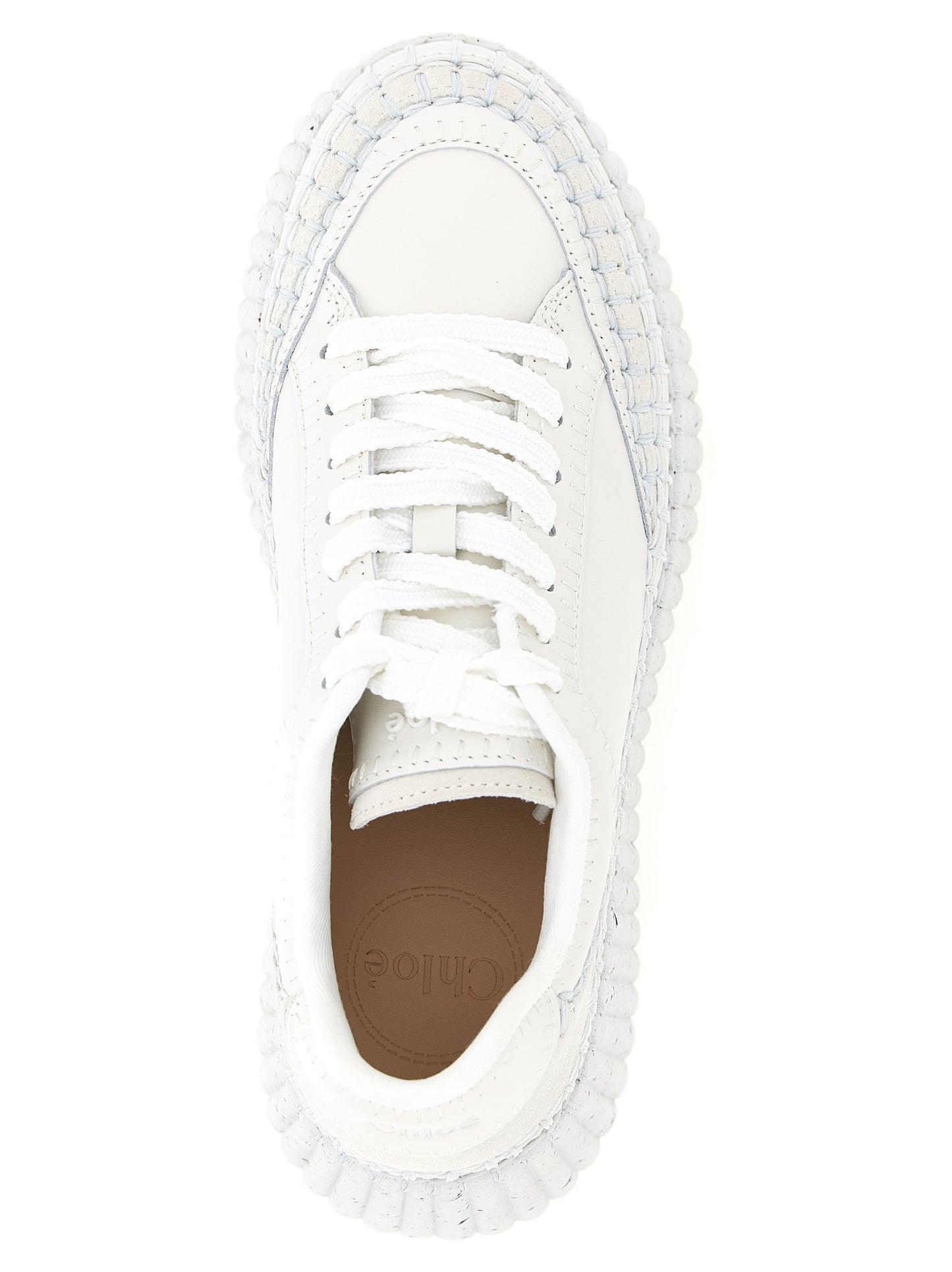 Chloé White Wedge Runners