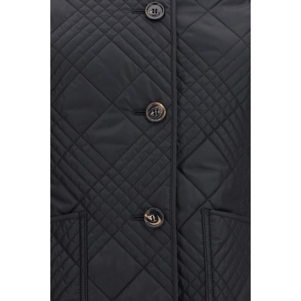 Burberry Fernleigh Black Polyamide Full-Length Jacket L