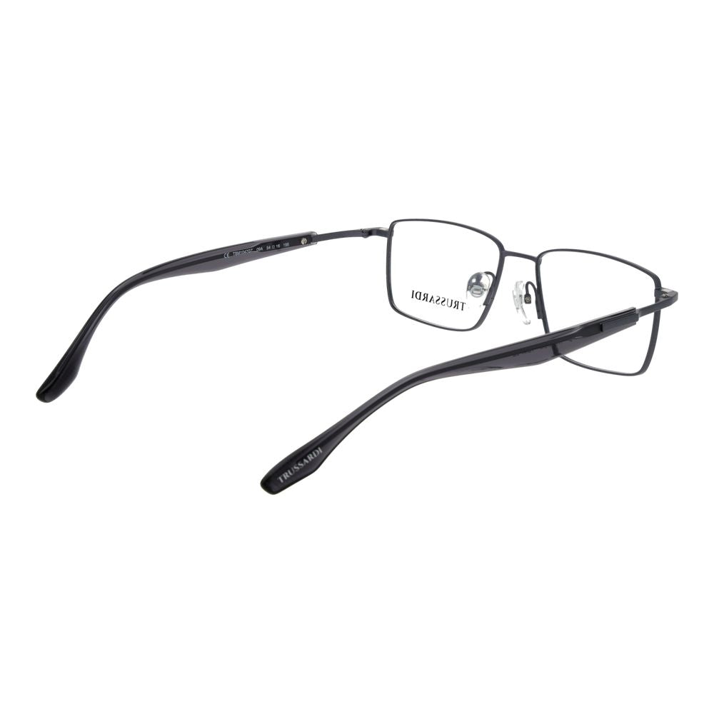 Trussardi Men's Optical Glasses – Gray Full-Rim Frame, 54mm