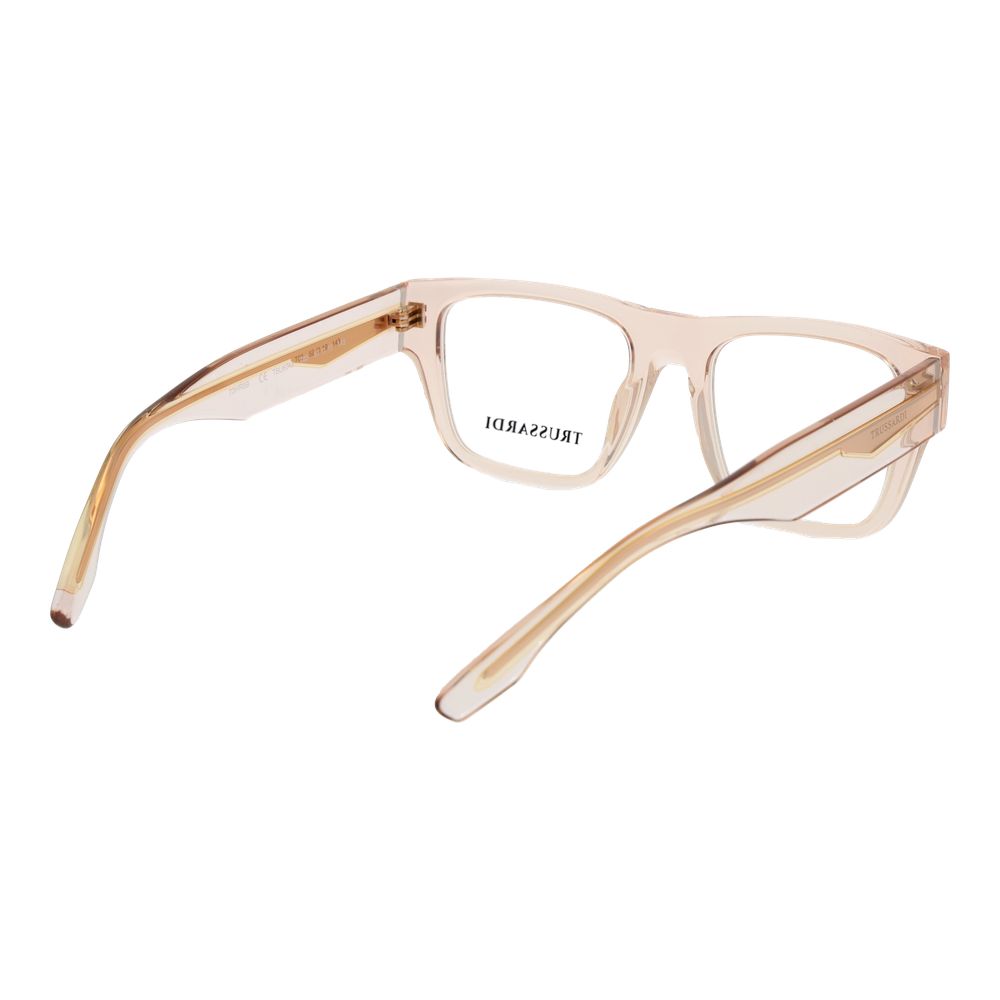 Trussardi Unisex Optical Glasses – Coral Square Frame, 52mm