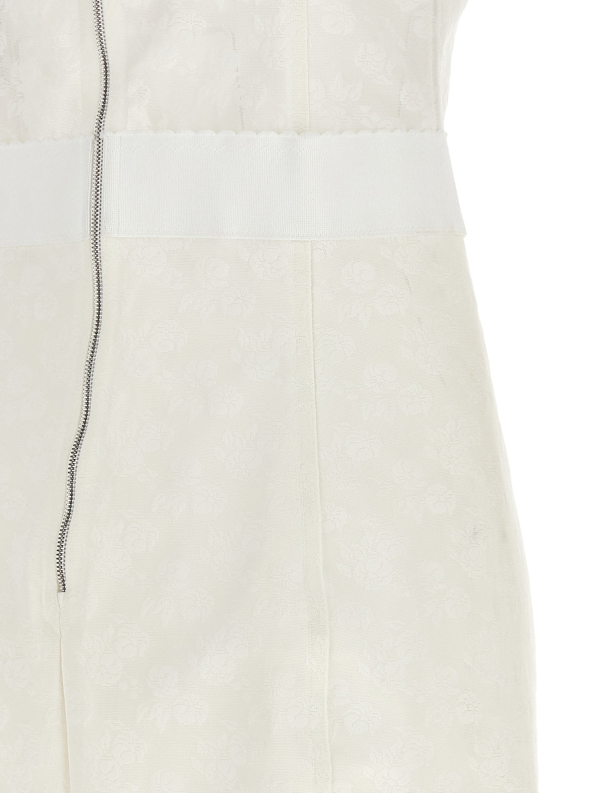 Dolce & Gabbana White Polyamide Midi Dress IT44