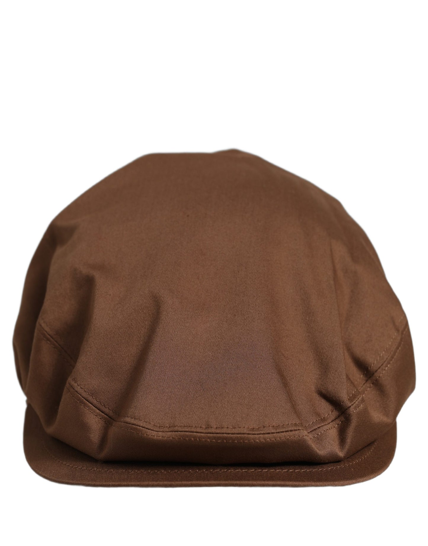 Dolce & Gabbana Men's Brown Cotton Silk Newsboy Cap