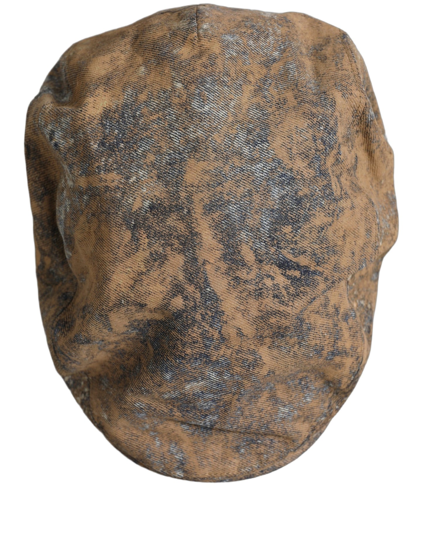 Dolce & Gabbana Men Brown Cotton Newsboy Cap