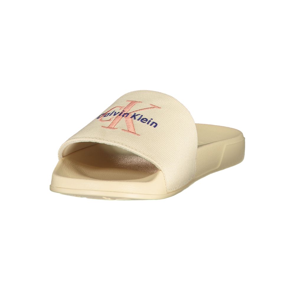 Calvin Klein Beige Polyester Women’s Slippers