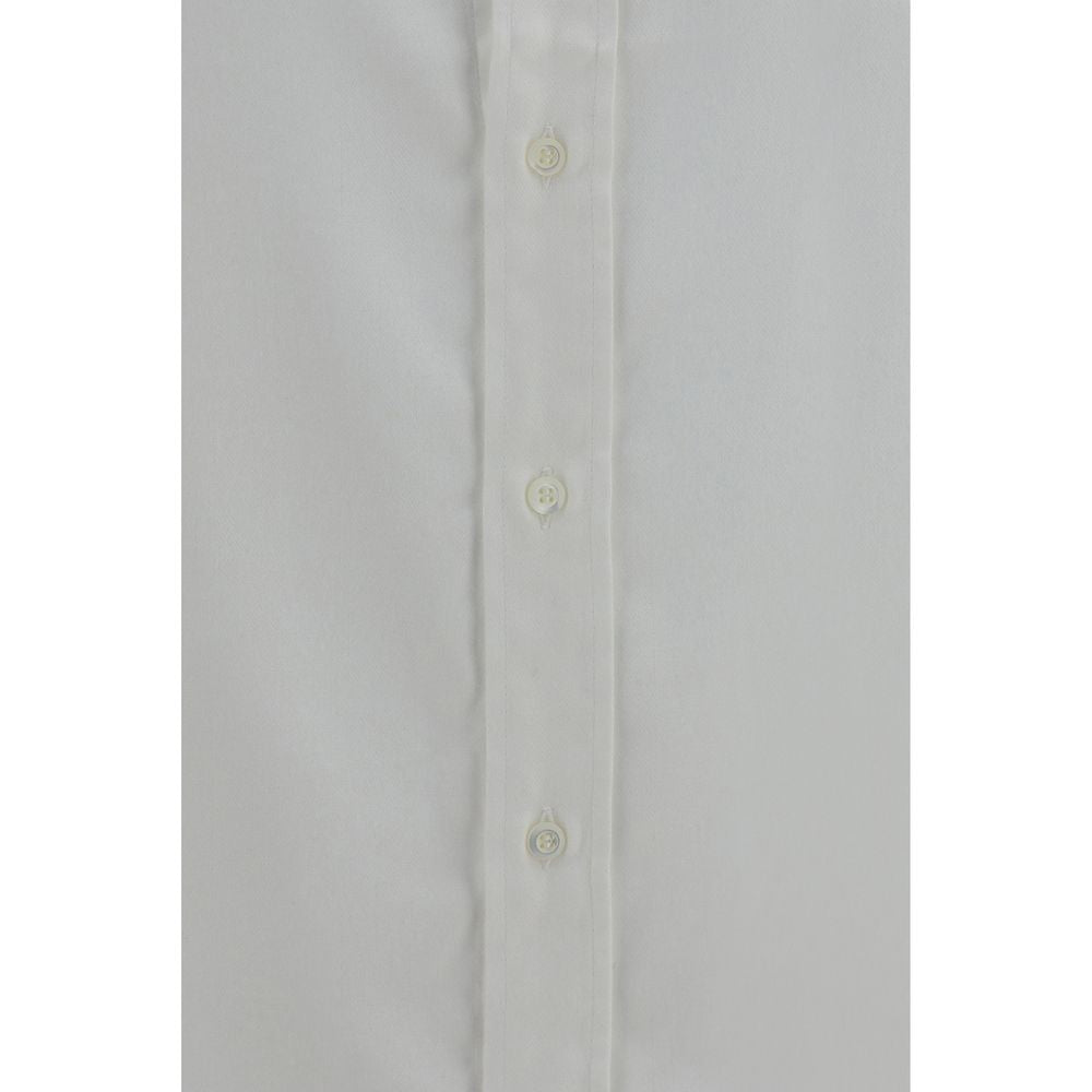 Brunello Cucinelli White Cotton Dress Shirt - XL