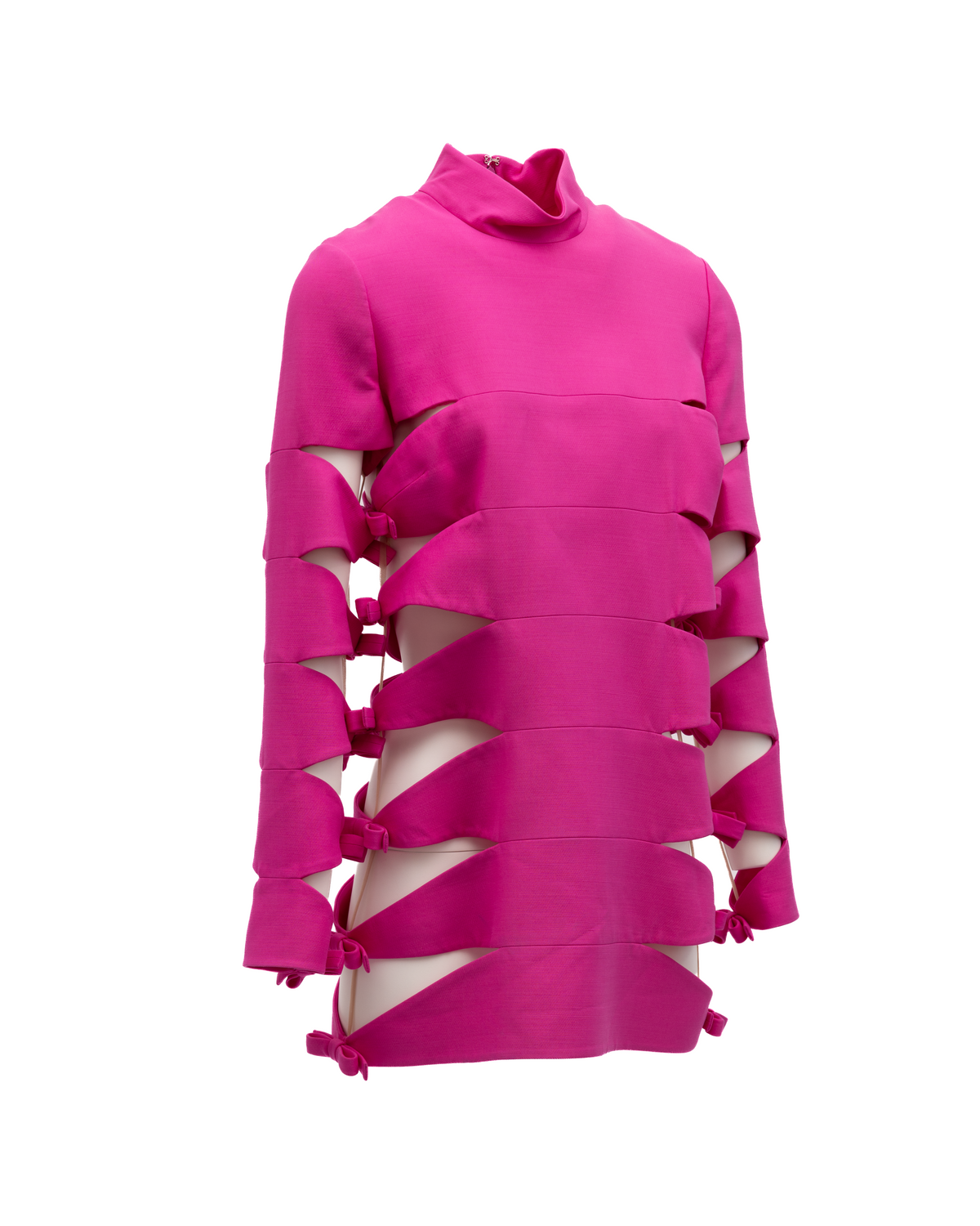 Valentino Garavani Mini Cut-out Dress in Pink