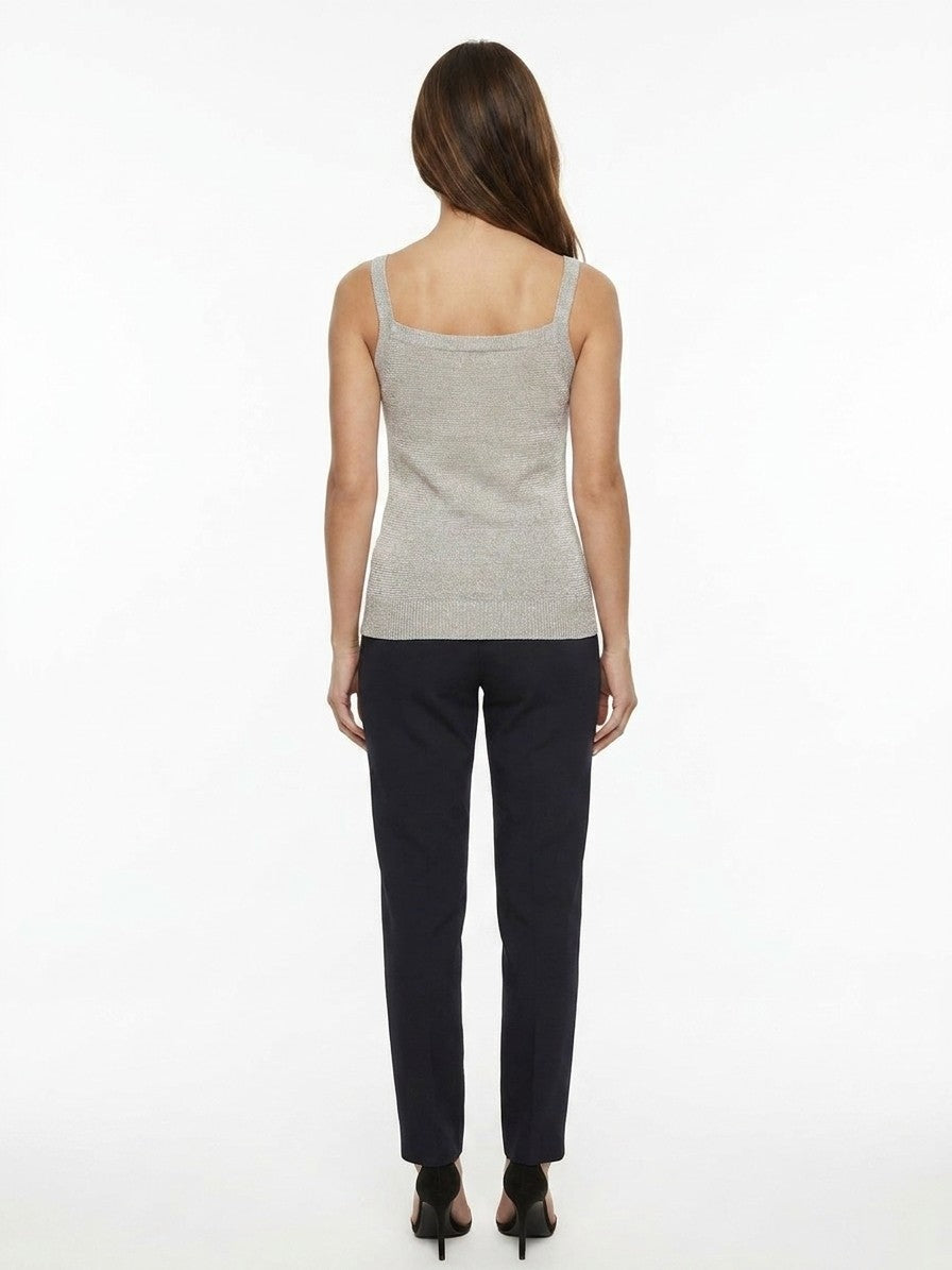 Dolce & Gabbana Gray Acetate Tank Top