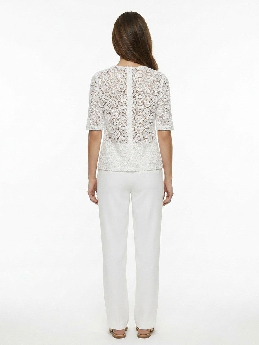Dolce & Gabbana White Cotton T-Shirt IT38|XS
