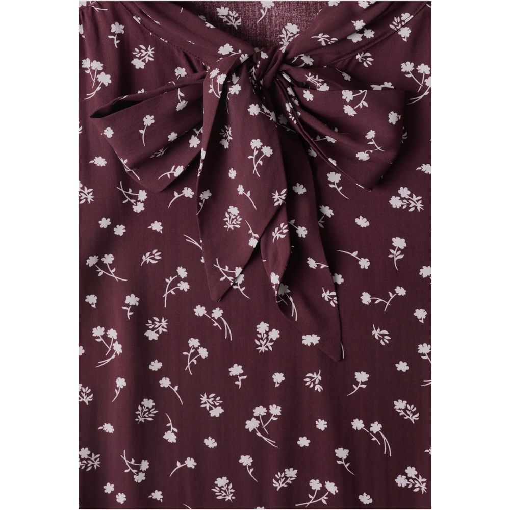 Street One Bordeaux Viscose Blouse