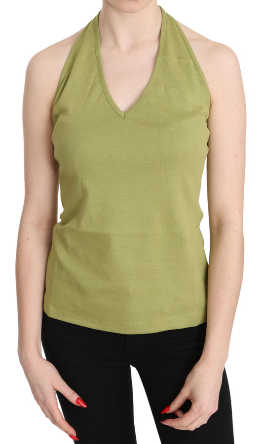 - Chic Halter Sleeveless Casual Tank Top