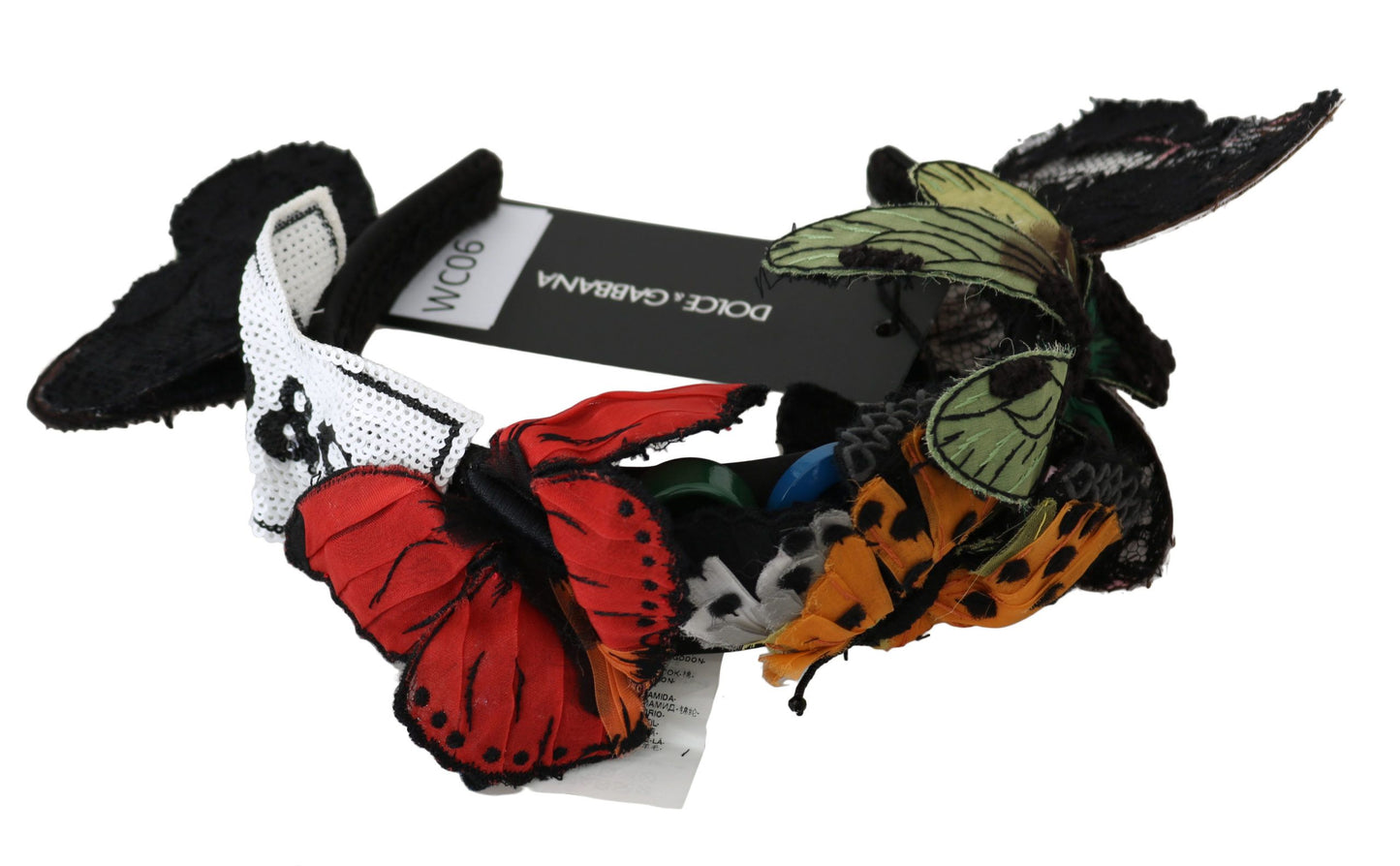 - Elegant Floral Silk Headband Diadem