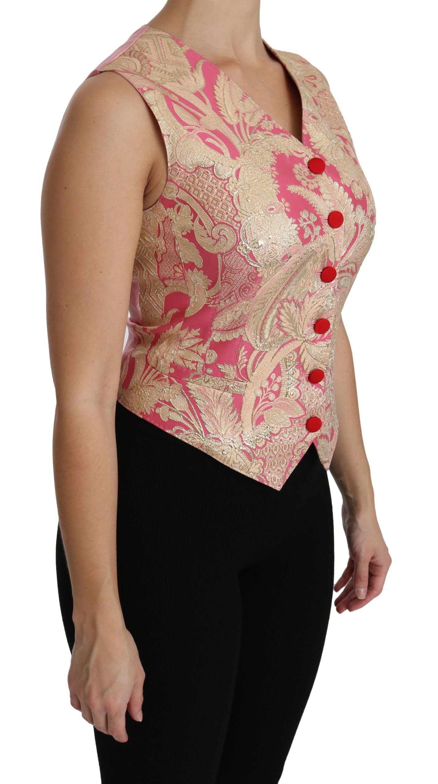- Elegant Silk Blend V-Neck Vest Top