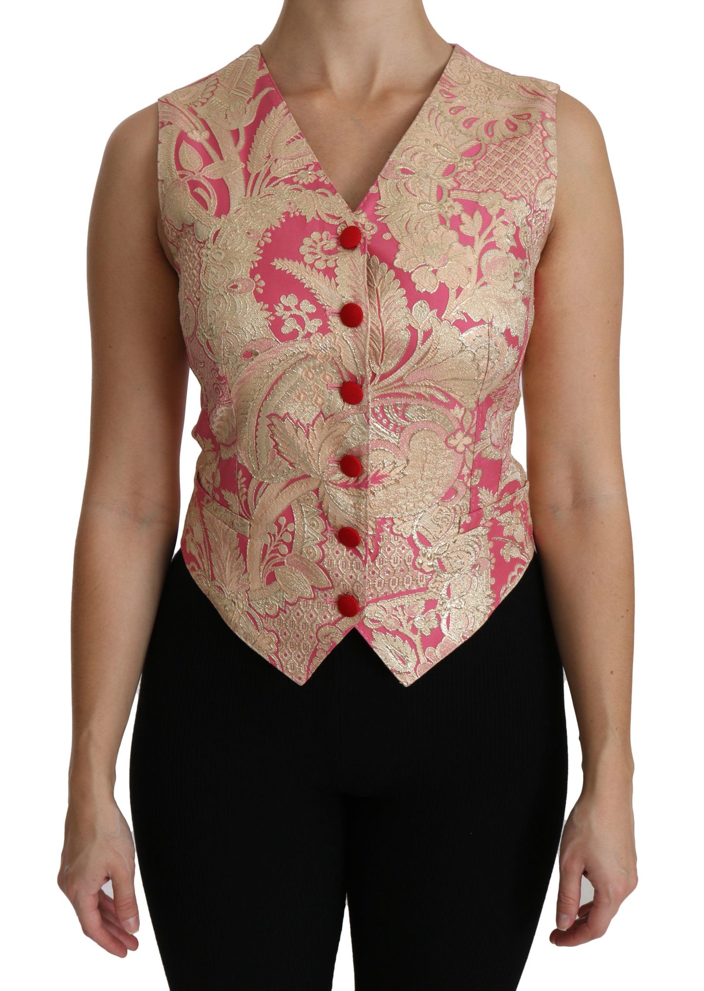 - Elegant Silk Blend V-Neck Vest Top