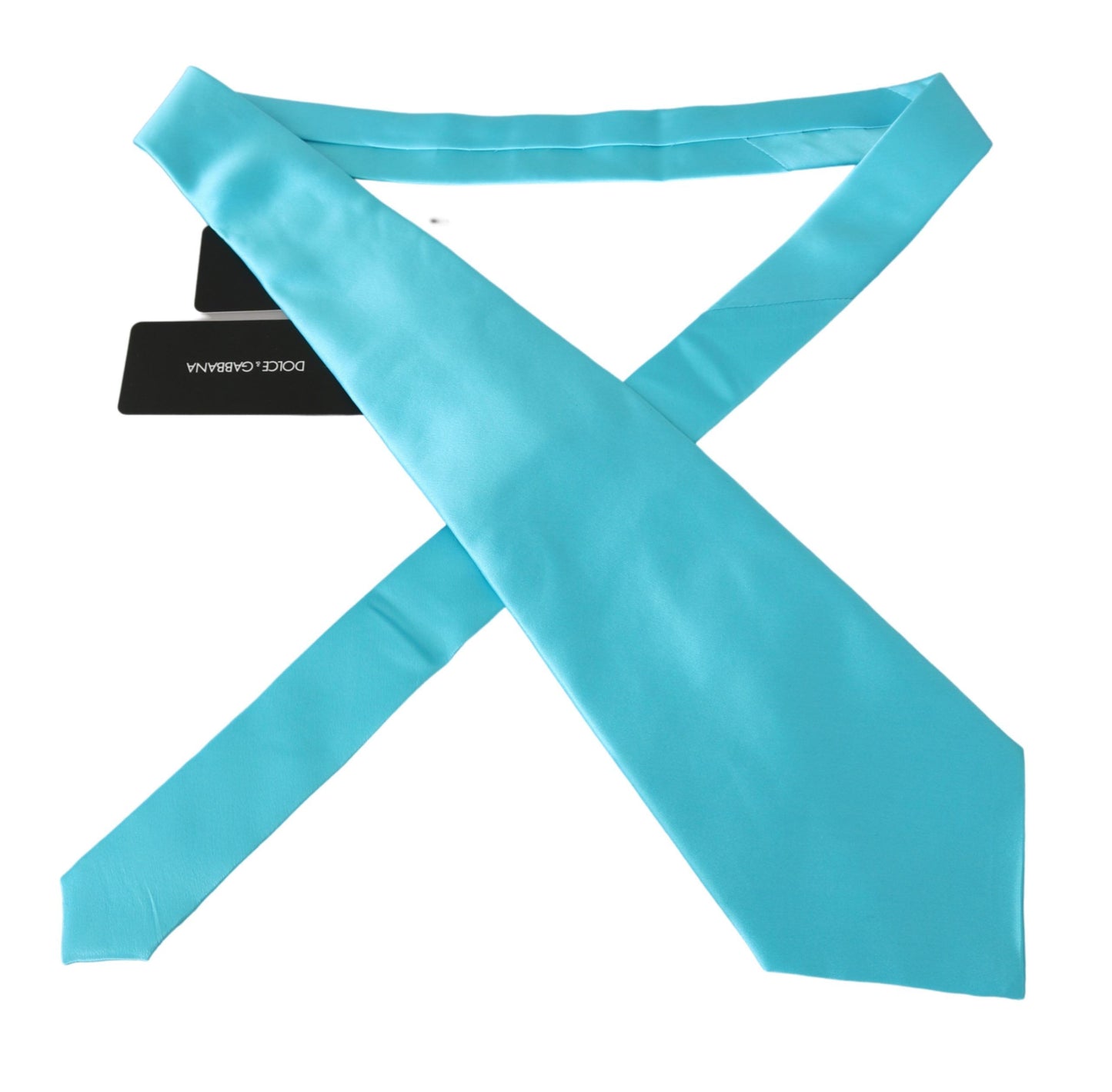 - Stunning Light Blue Silk Men's Tie