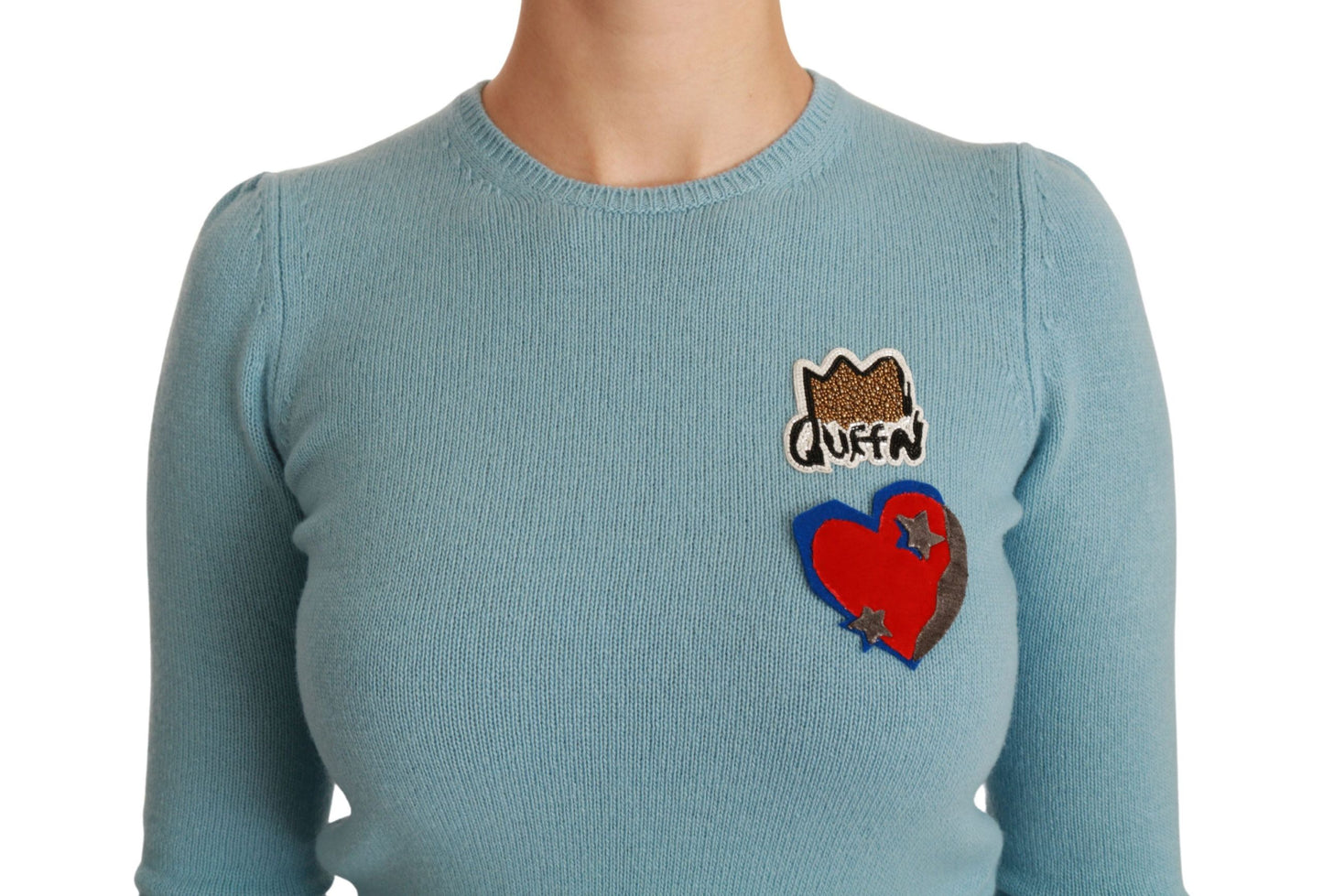 - Queen Heart Beaded Wool Sweater