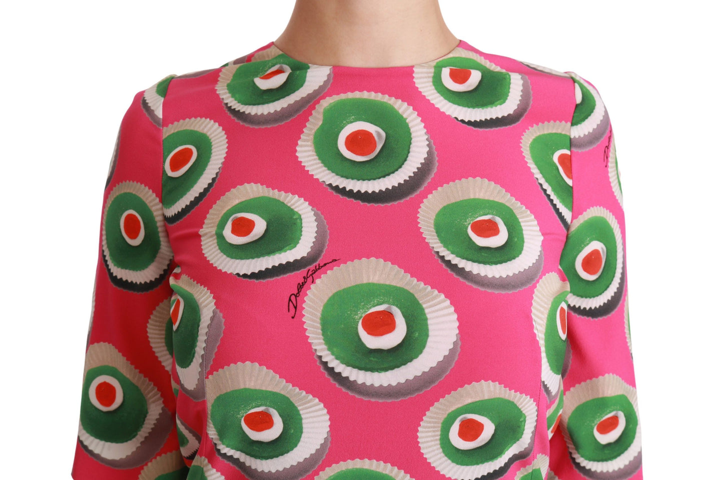 - Pink Sicily Cupcake Shift Mini Dress