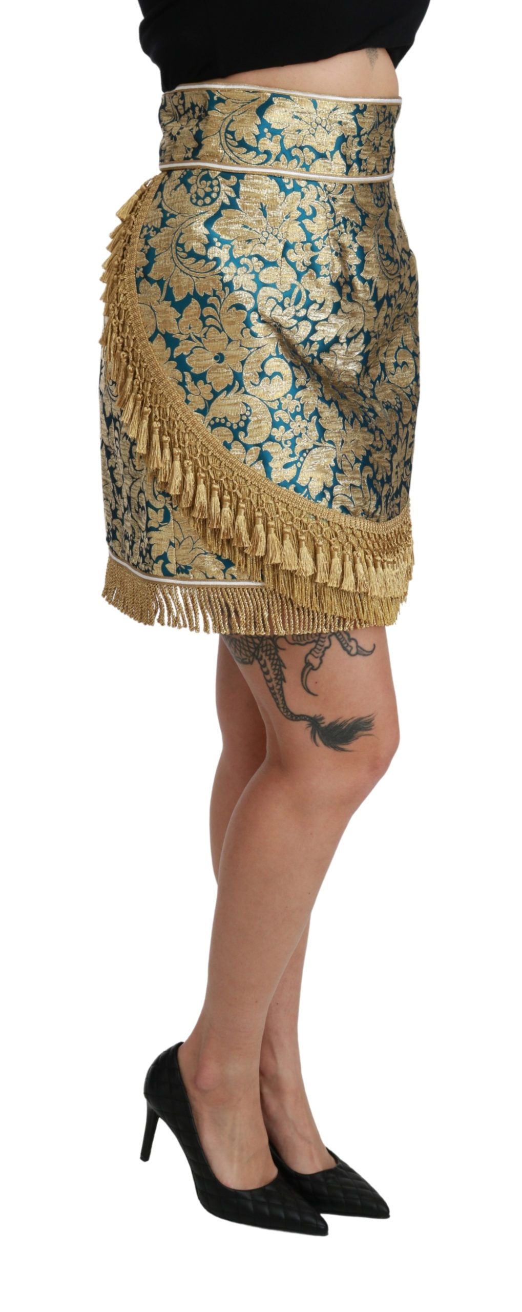 - Elevate Your Wardrobe with Our Exquisite Gold Skirt