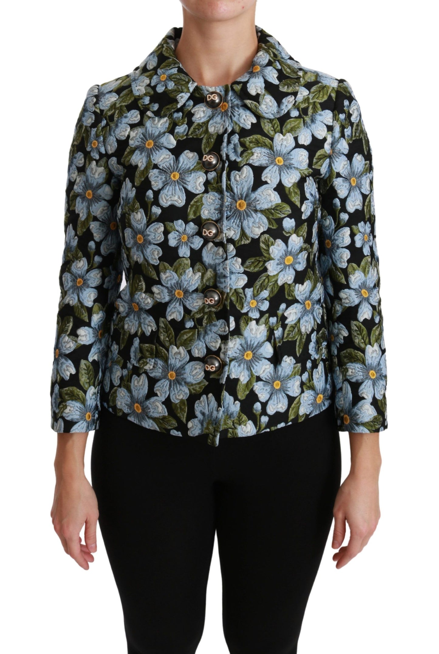 Dolce & Gabbana Floral Brocade Blazer Jacket