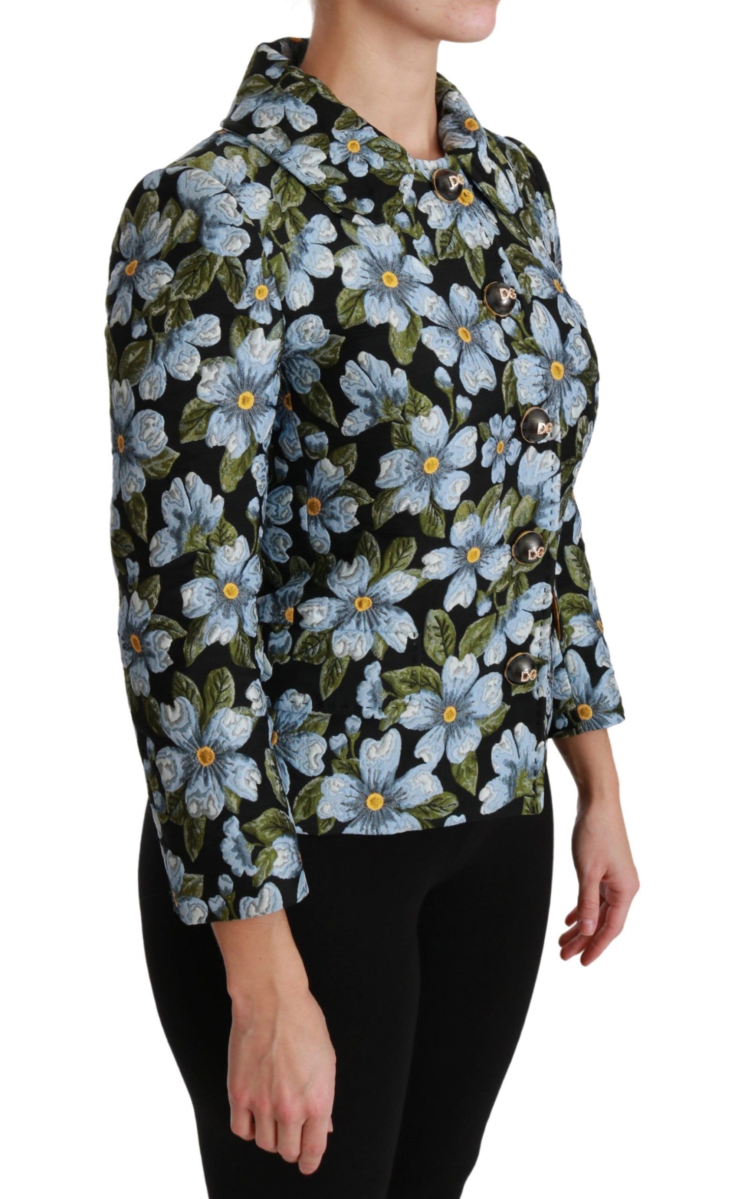 Dolce & Gabbana Floral Brocade Blazer Jacket