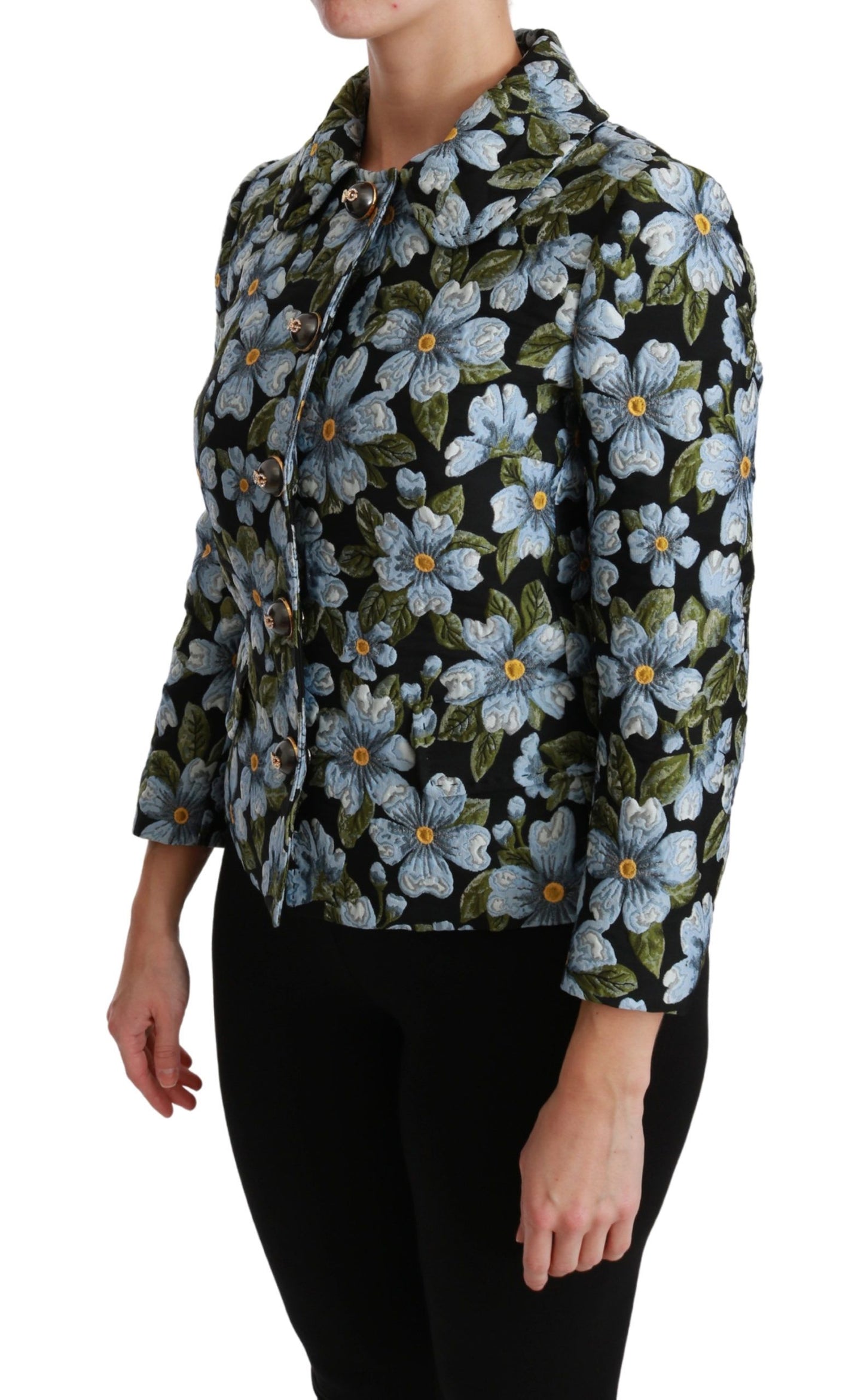 Dolce & Gabbana Floral Brocade Blazer Jacket