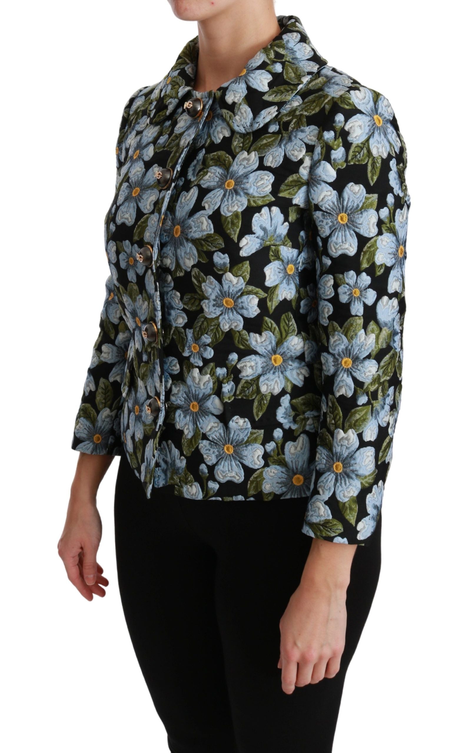 Dolce & Gabbana Floral Brocade Blazer Jacket