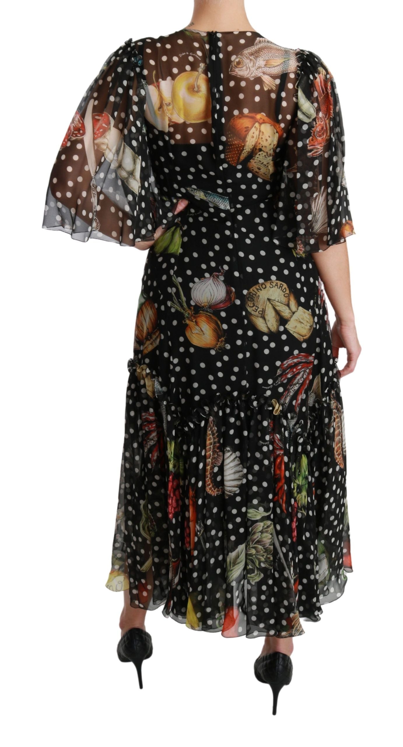 - Elegant Silk Pleated A-Line Maxi Dress