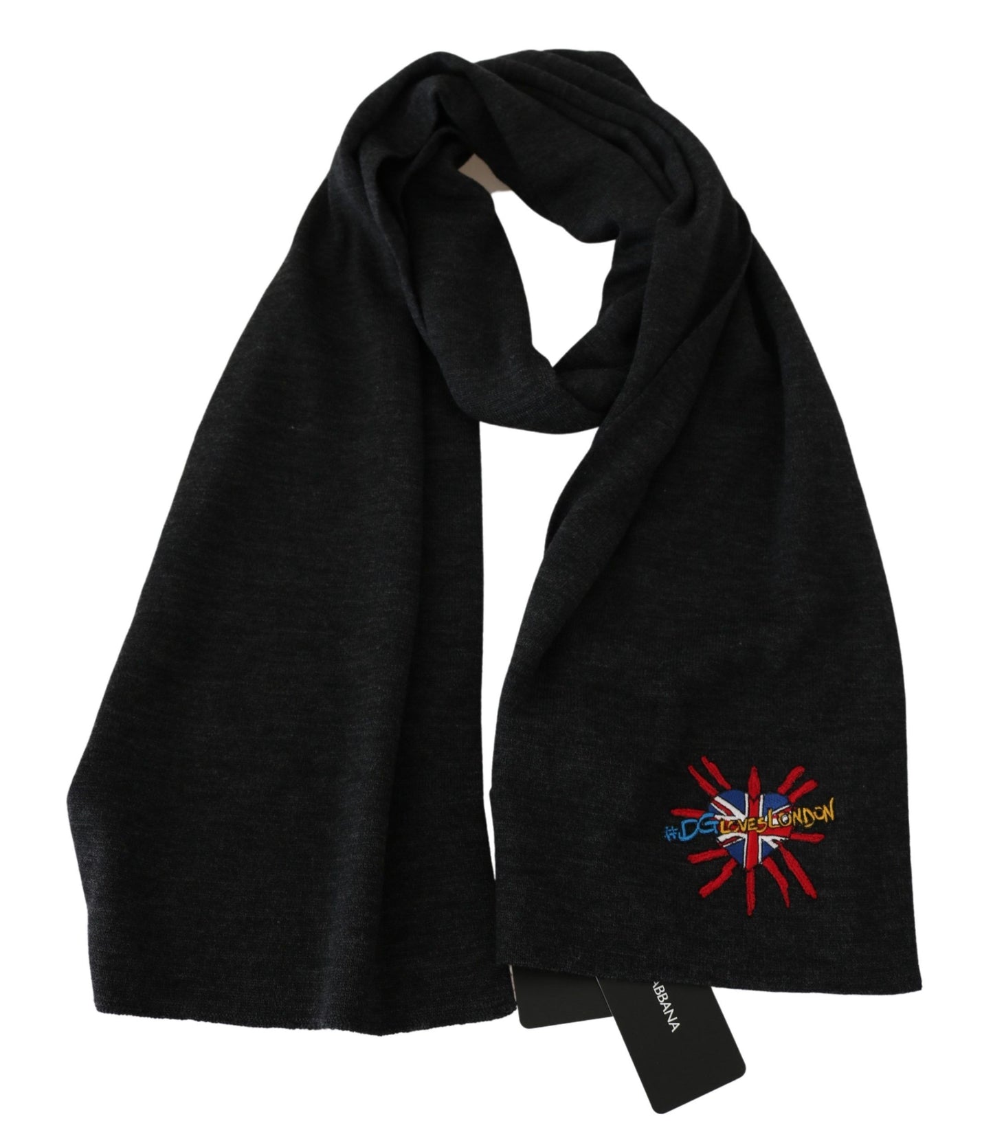 - Chic Woolen Embroidered Men's Scarf