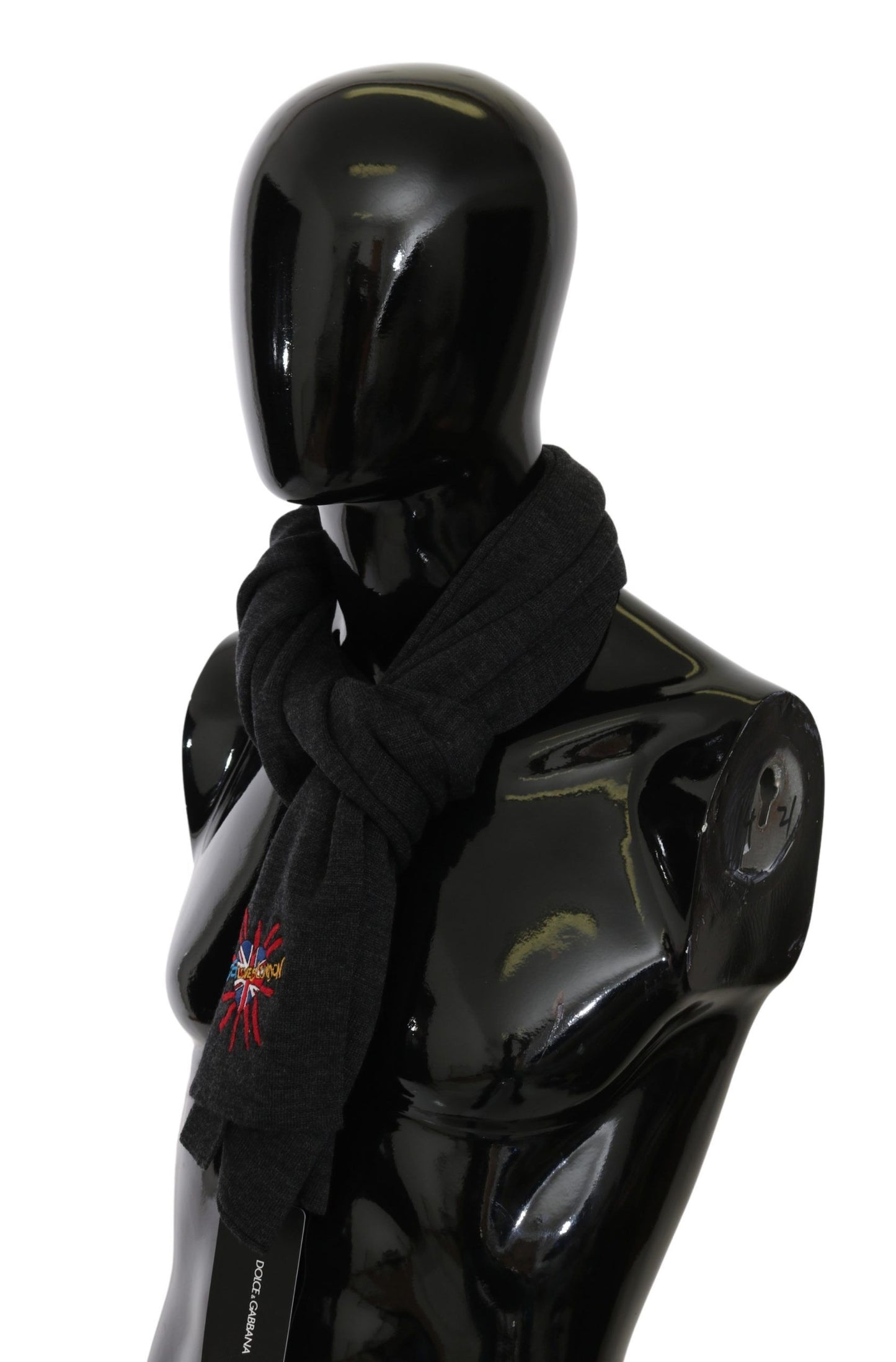 - Chic Woolen Embroidered Men's Scarf