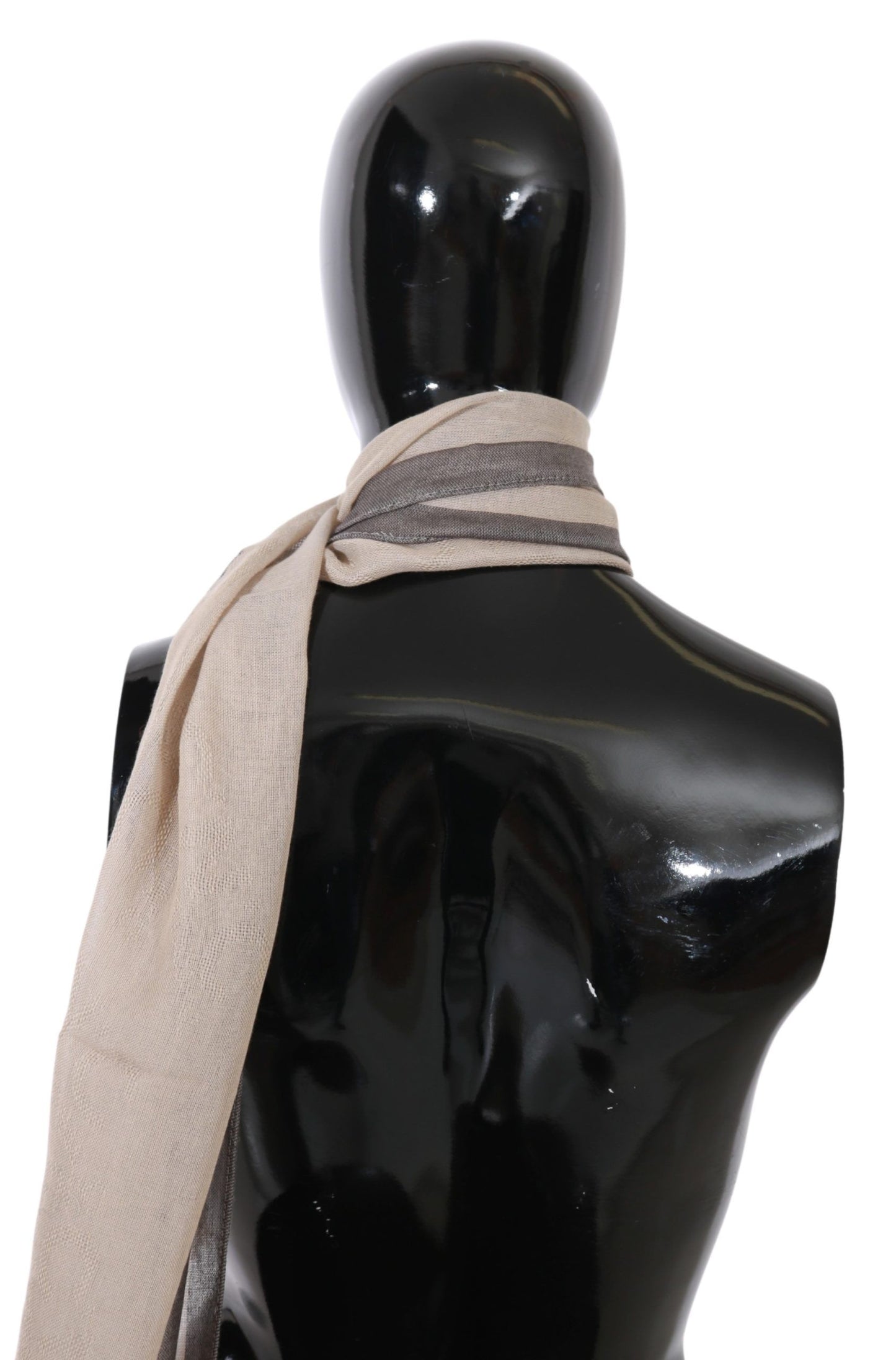 - Elegant Beige Cotton Scarf for Women