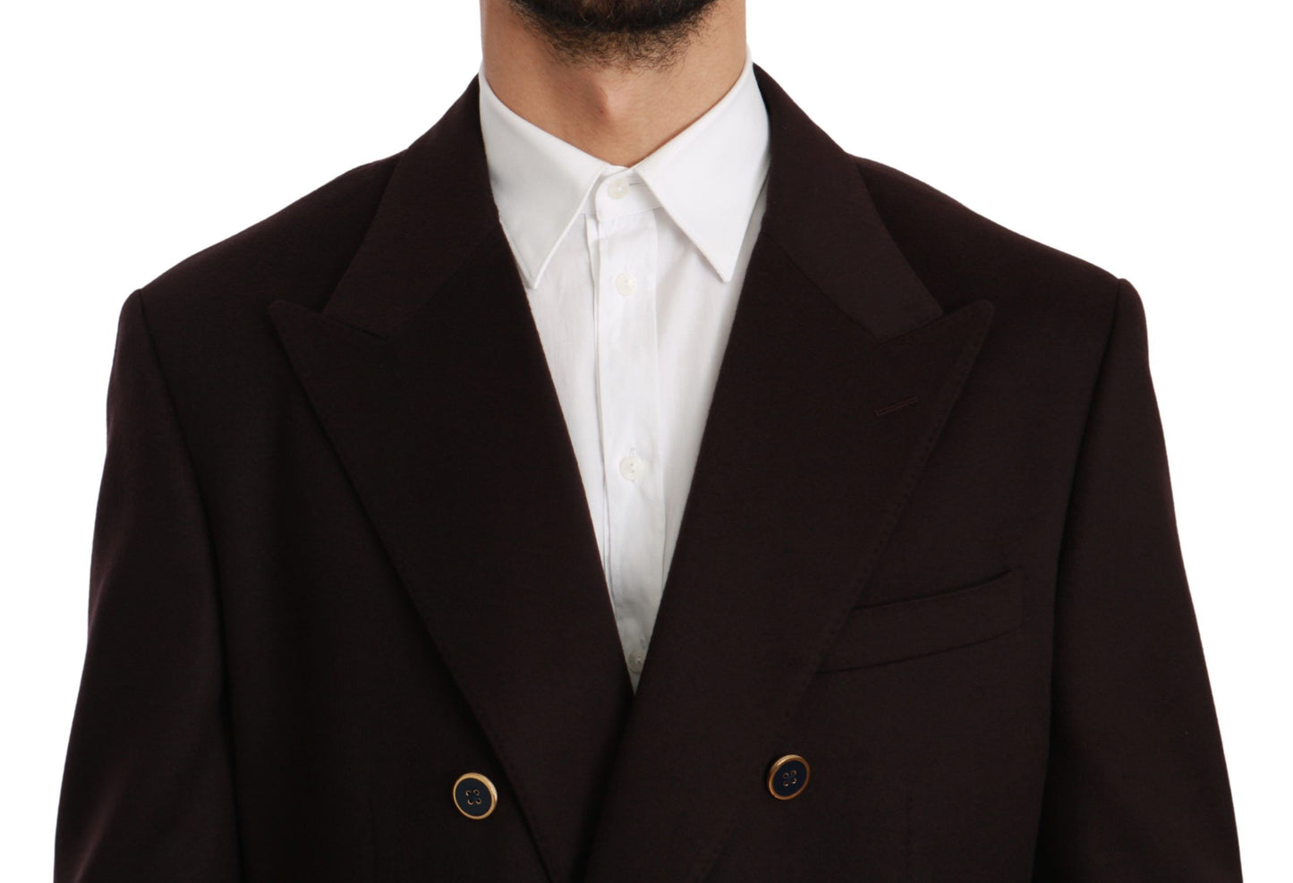 - Elegant Bordeaux Taormina Cashmere Blazer
