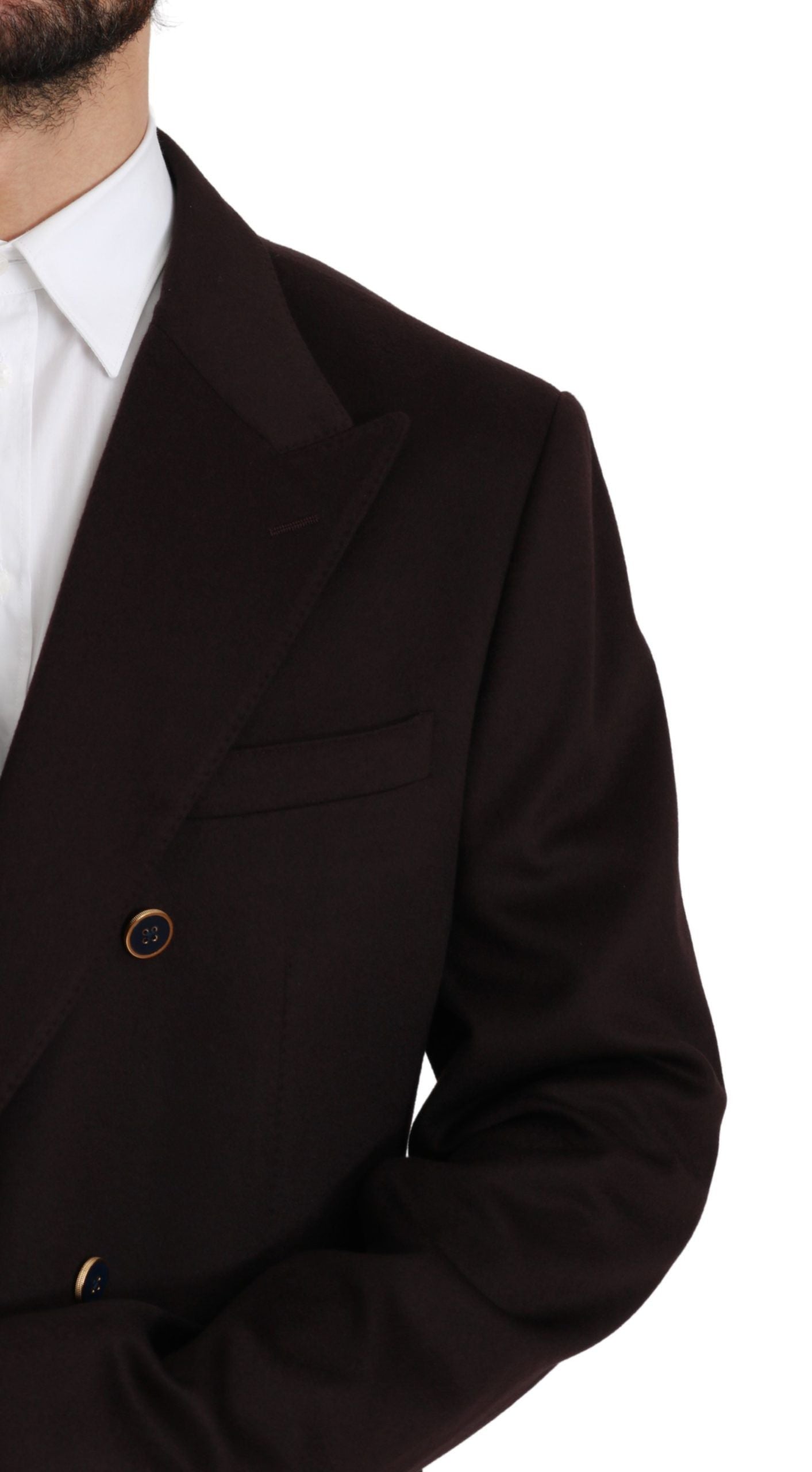 - Elegant Bordeaux Taormina Cashmere Blazer