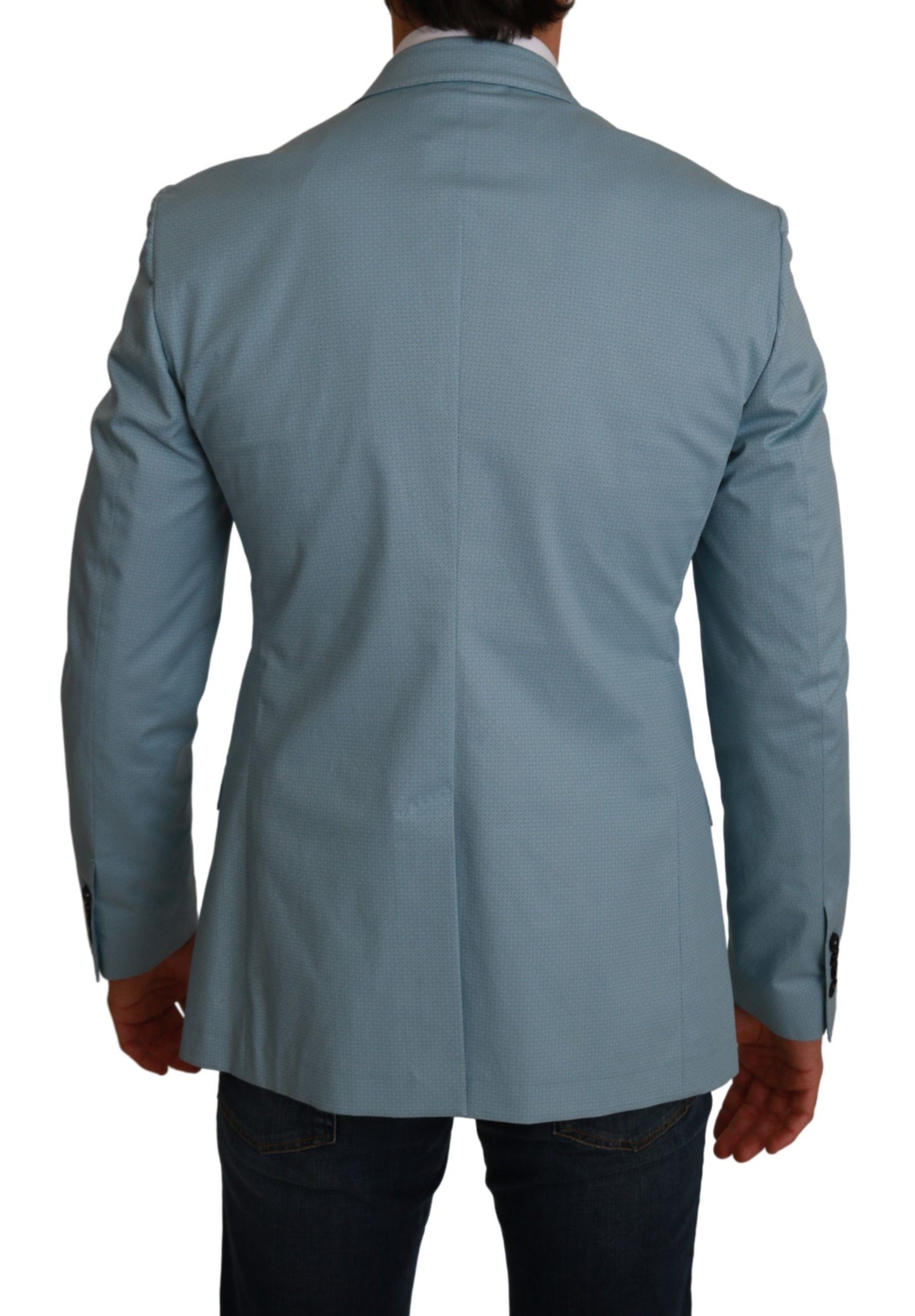 - Elegant Blue Fantasy Pattern Blazer