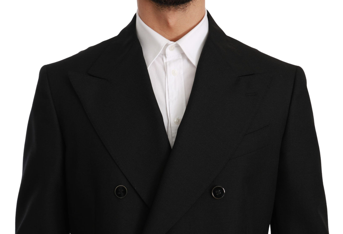 - Elegant Black Slim Fit Formal Blazer