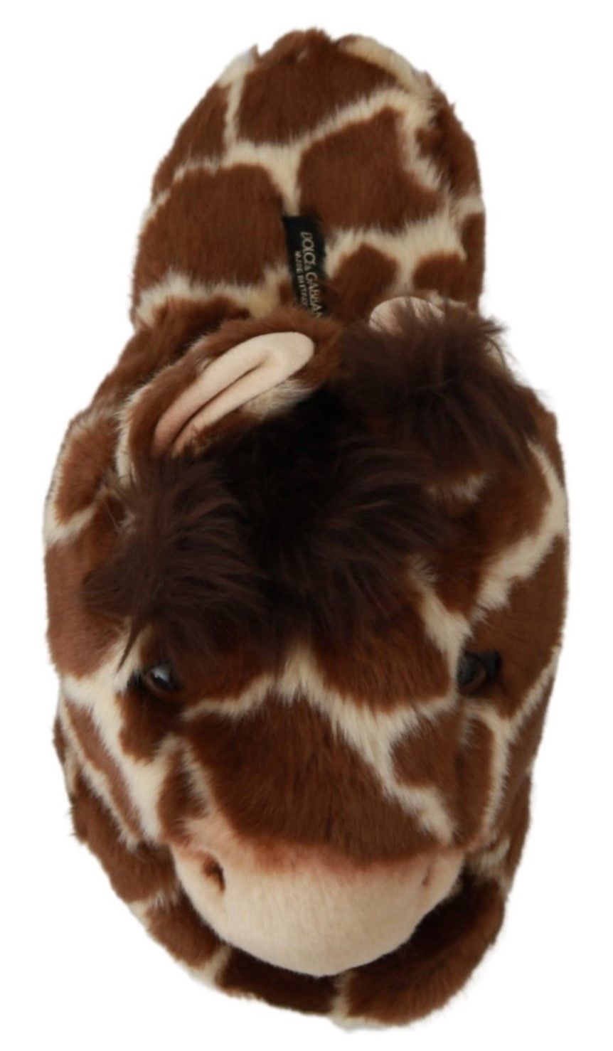 - Gorgeous Giraffe Pattern Slides Slippers for Comfort