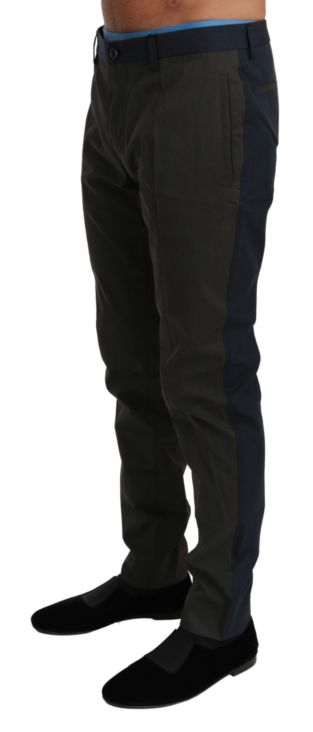 - Elegant Slim Fit Striped Casual Pants