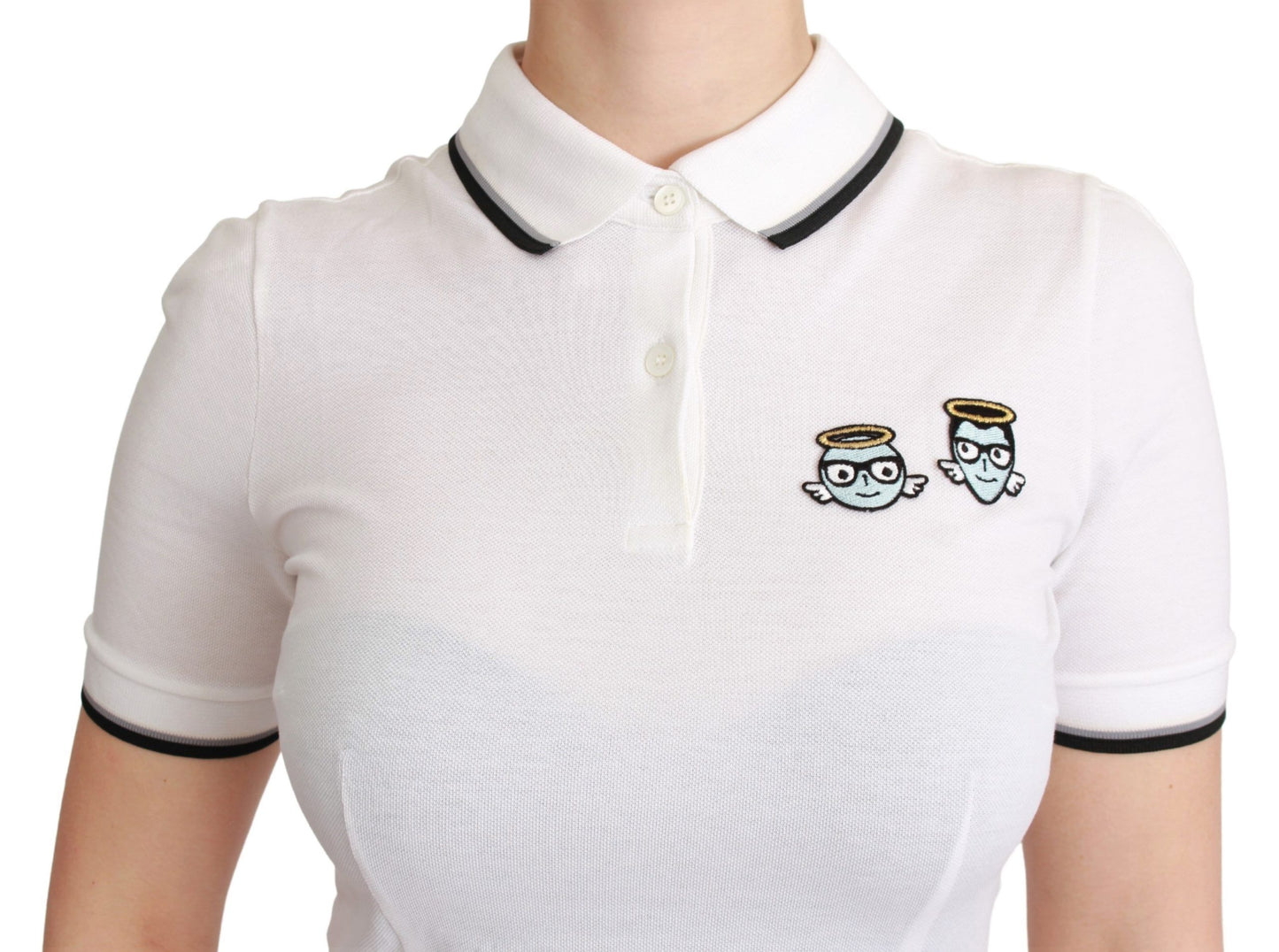 - Chic Polo Angel Embroidered T-shirt