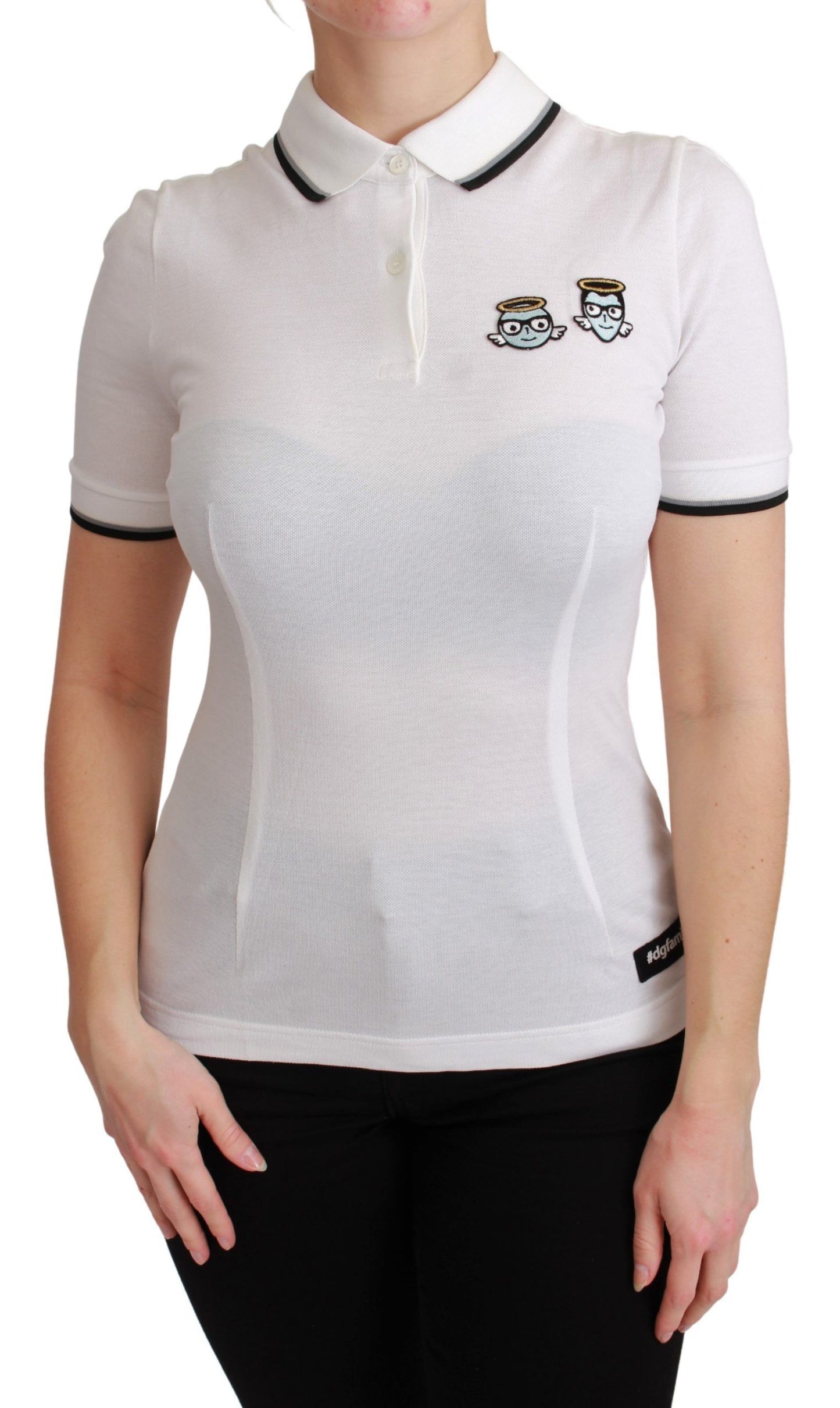 - Chic Polo Angel Embroidered T-shirt