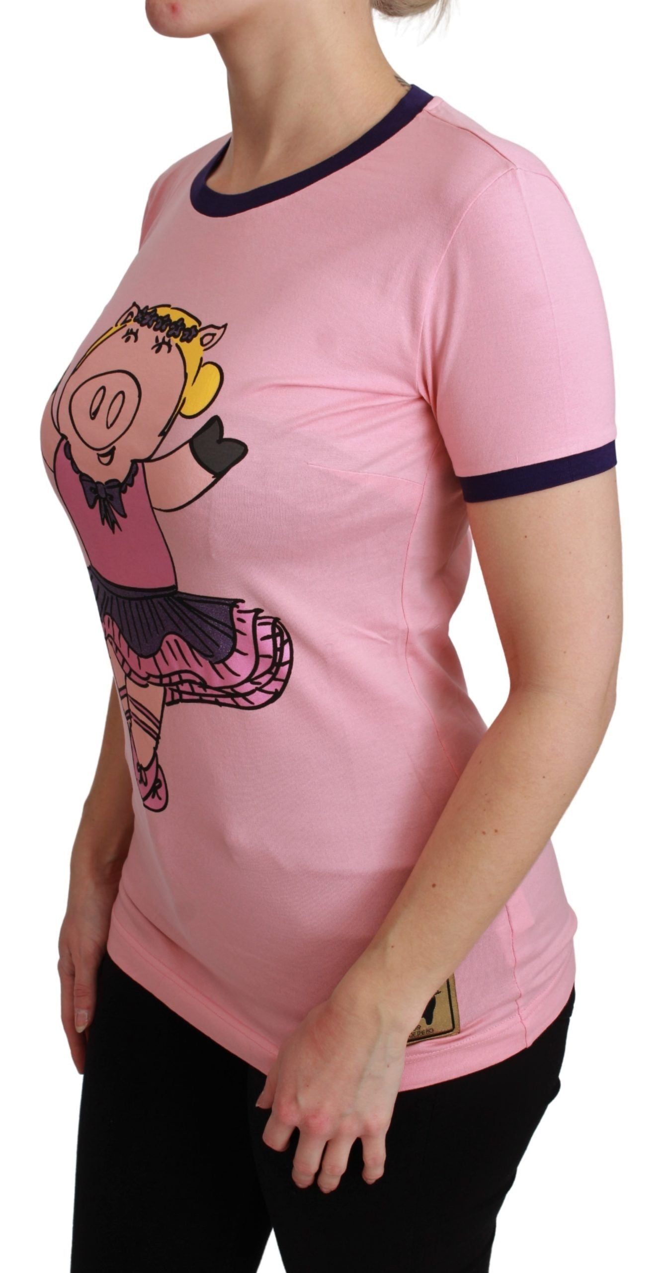 - Pink Crewneck Year of the Pig T-Shirt