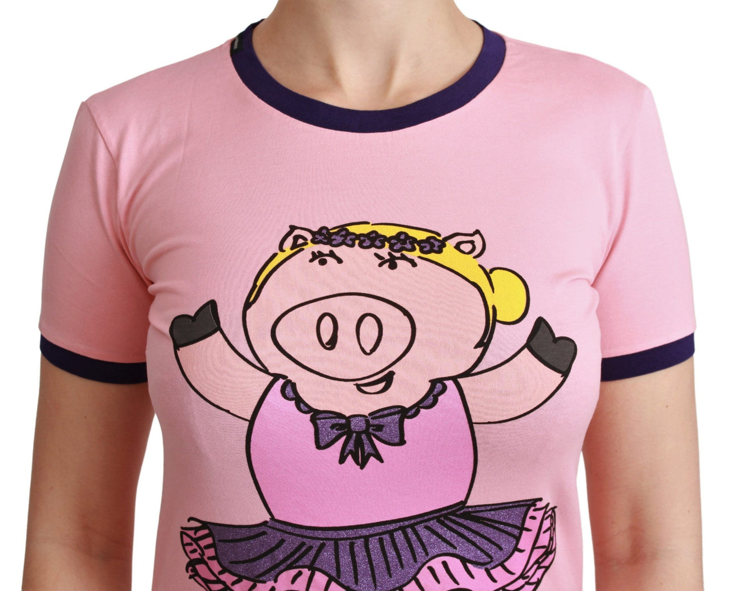 - Pink Crewneck Year of the Pig T-Shirt