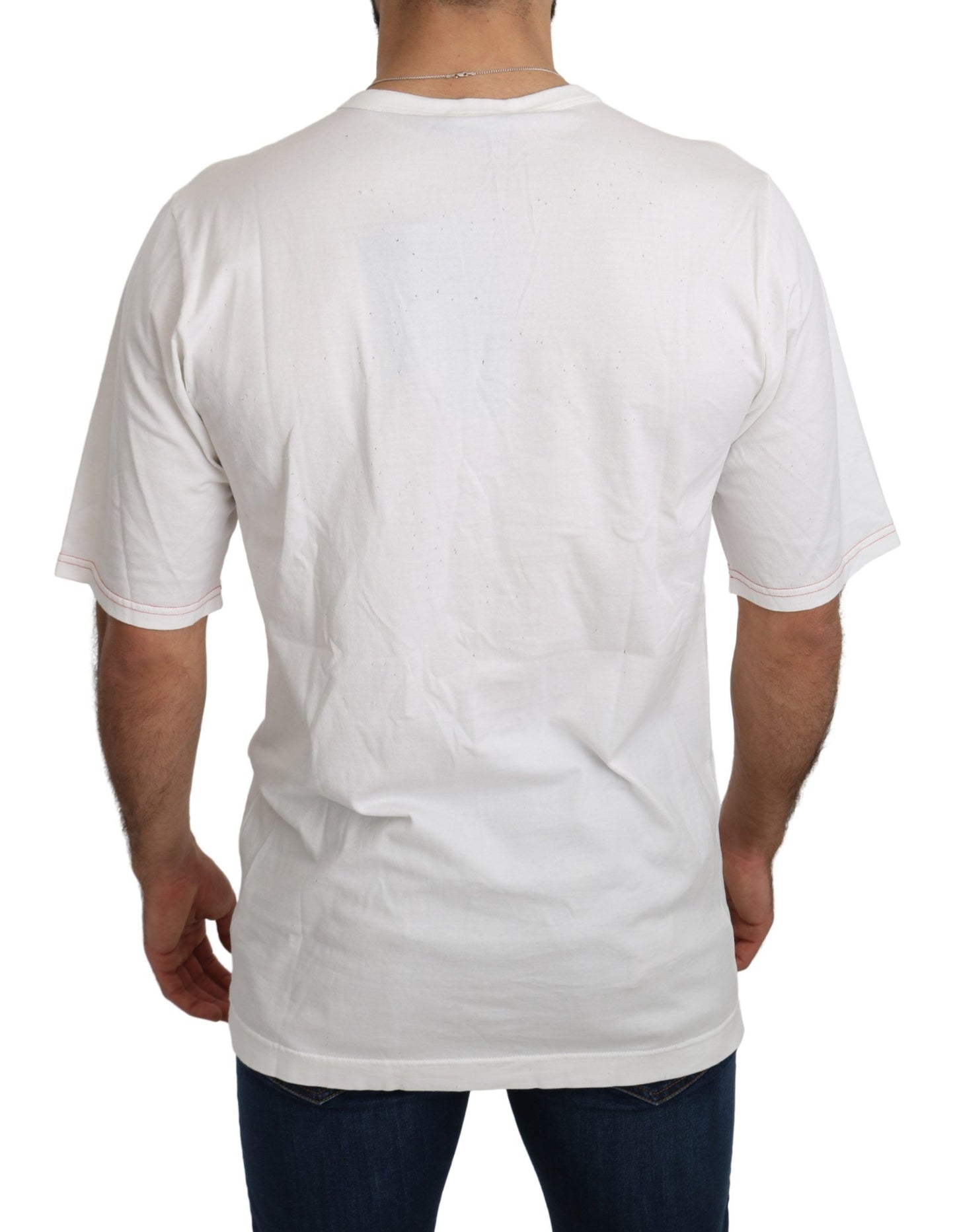 - Sleek Leopard Print Slim Fit Tee